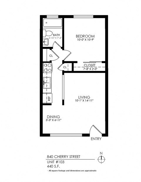 840 Cherry 1 Bedroom Apartments in Denver, CO